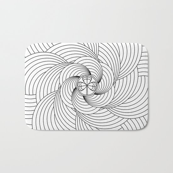 Mandala circle Bath Mat