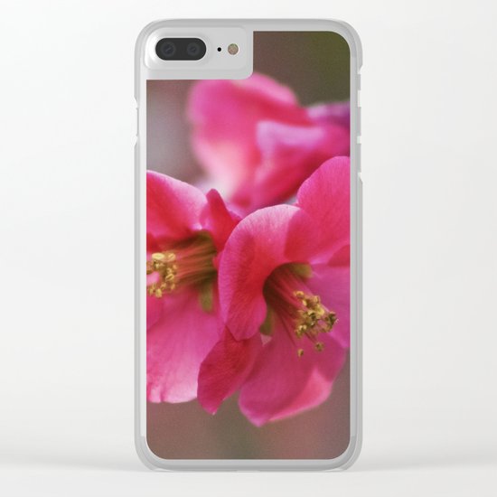 Two Flowers Clear iPhone Case