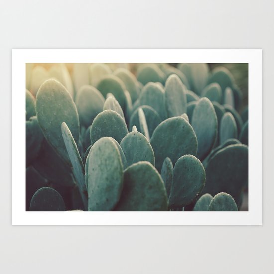 Green + Gold Art Print