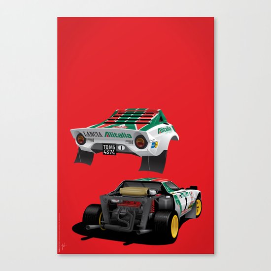 Lancia Stratos Canvas Print