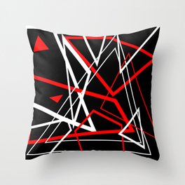 Elegant geometrical abstract art Throw Pillow