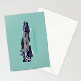 Flying Delorean Time Machine - Back to the future series Stationery Cards