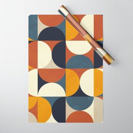 mid century abstract shapes fall winter 3 Wrapping Paper