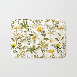 Vintage & Shabby Chic - Yellow Wildflowers Bath Mat