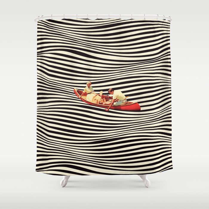 The Real Boat Ride Shower Curtain
