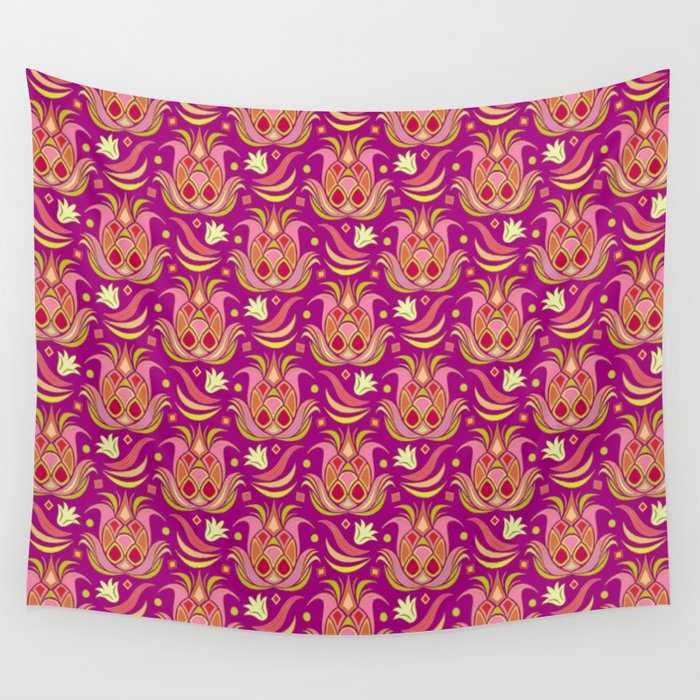 Luxe Pineapple // Carnival Wall Tapestry
