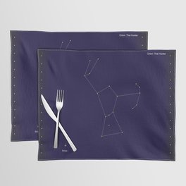 Orion: The Hunter | Sirius | The Brightest Star In The Sky Placemat