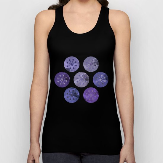 Watercolor Lovely Pattern VI Unisex Tank Top