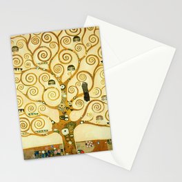 Gustav Klimt The Tree Of Life Stationery Card