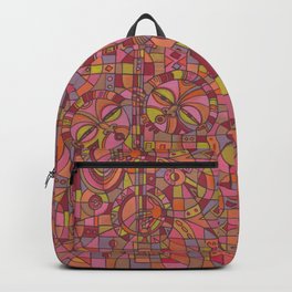 Music is Love V painting of love song Backpack