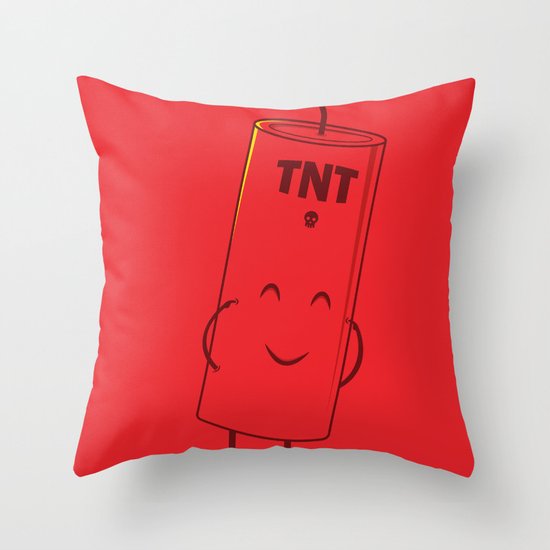Take Cover Throw Pillow