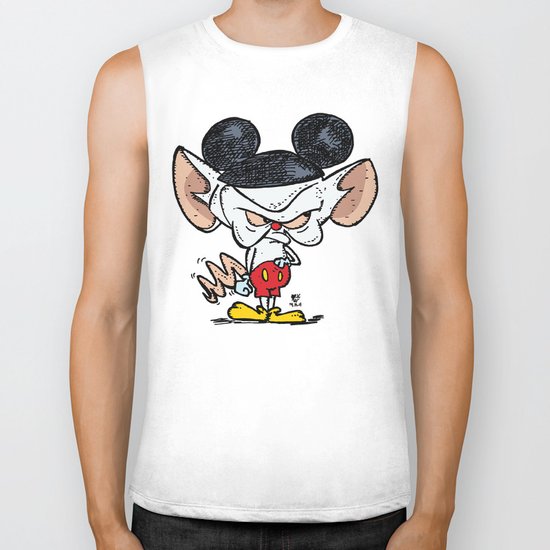 Brain of Animaniacs : Capitalism Stole My Integrity; all i want is a world domination. Biker Tank