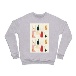 Abstract Everyday Objects Crewneck Sweatshirt