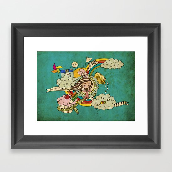 My Story Framed Art Print