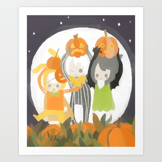 It's the Great Pumpkin Cake Art Print