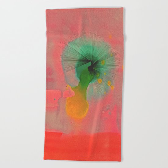 Center of Inattention Beach Towel