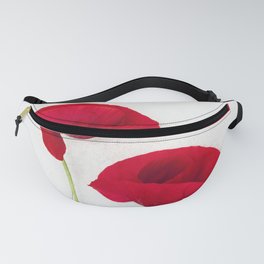 Two Red Poppies Fanny Pack