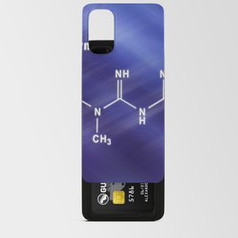 Metformin diabetes drug, Structural chemical formula Android Card Case