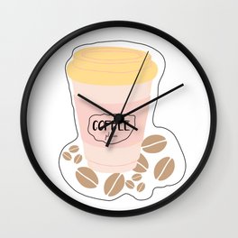 Coffee Please  Wall Clock