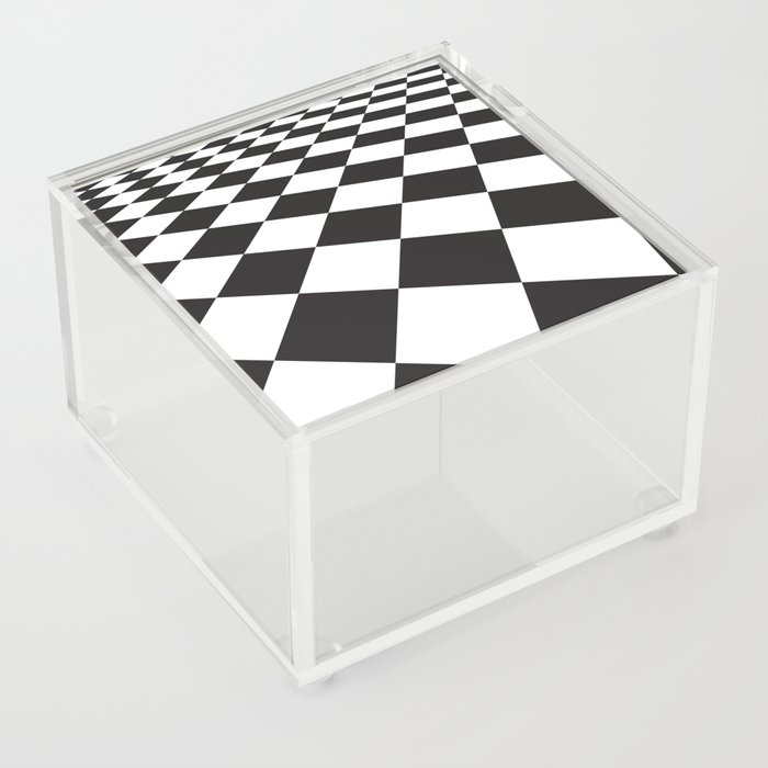 Checkered perspectives. Acrylic Box