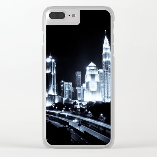 Kuala Lumpur night Clear iPhone Case