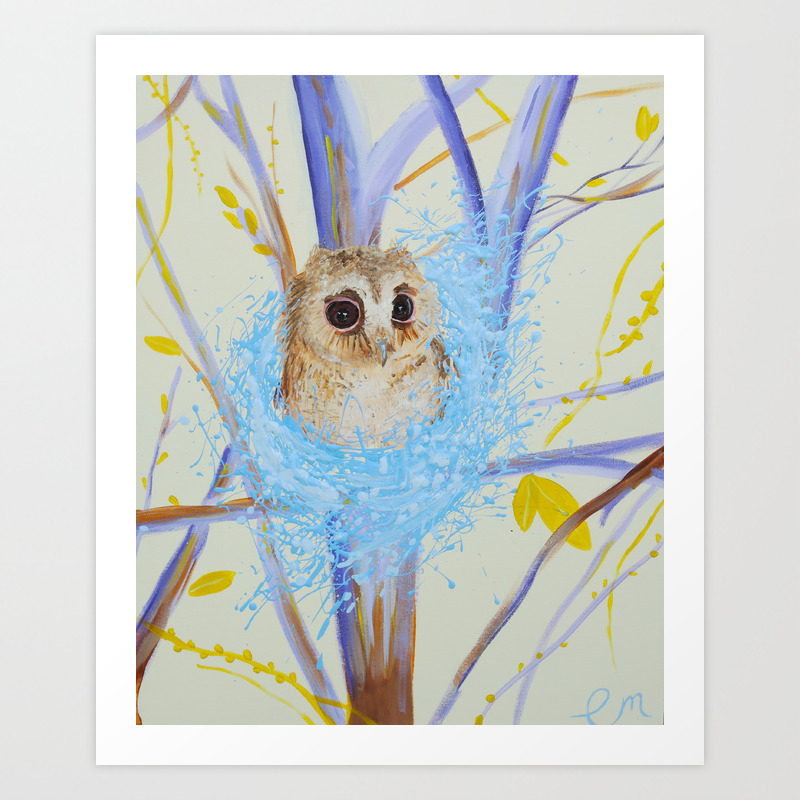 Nesting Tree Art Print By Caitlynmurphy Society6