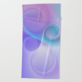 delicate colors -3- Beach Towel