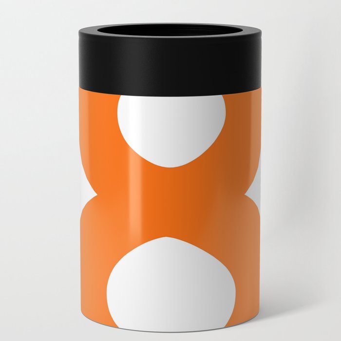 Number 8 (Orange & White) Can Cooler