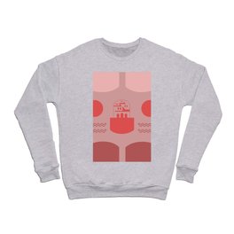 Sunny Italy - Mid Century Modern Minimalist Graphic Crewneck Sweatshirt