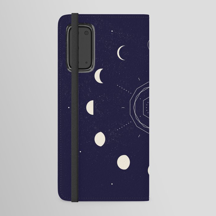 Moon Phases Android Wallet Case