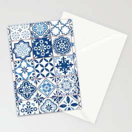 Azulejo Tiles #4 Stationery Card