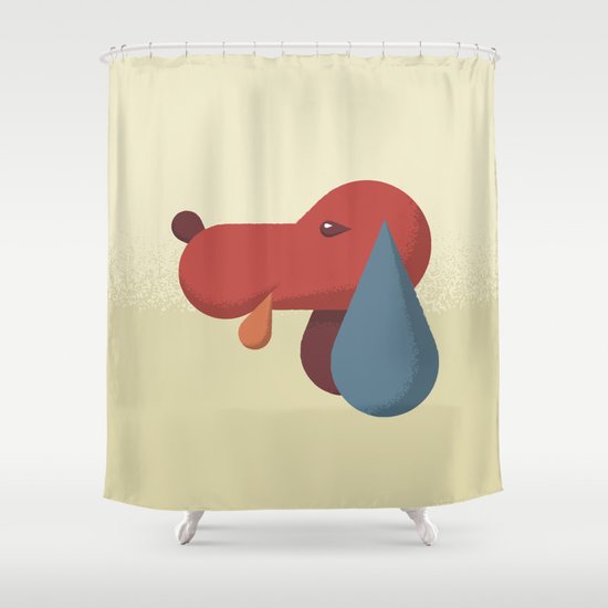Dog Shower Curtain