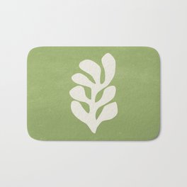 Forest Green Leaf: Matisse Paper Cutouts V Bath Mat