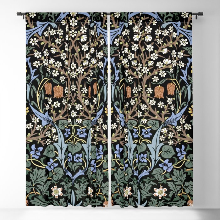 Blackthorn by John Henry Dearle for William Morris Blackout Curtain