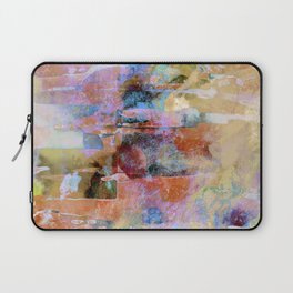 African Dye - Colorful Ink Paint Abstract Ethnic Tribal Art Pastel Laptop Sleeve