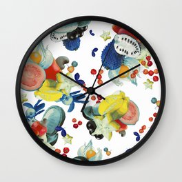 Brazilian fruits Wall Clock