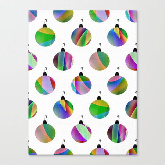 Christmas Tree Decoration Canvas Print