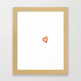 Tiny Hart Framed Art Print