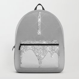 Silver Glitter Backpack
