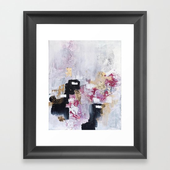 Blush Framed Art Print by Christine Olmstead Society6