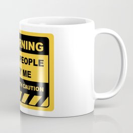Human Warning Label STUPID PEOPLE ANNOY ME PROCEED WITH CAUTION Sayings Sarcasm Humor Quotes Mug