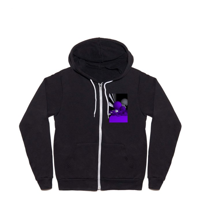 violet knots Full Zip Hoodie