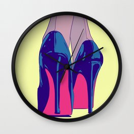 heels Wall Clock
