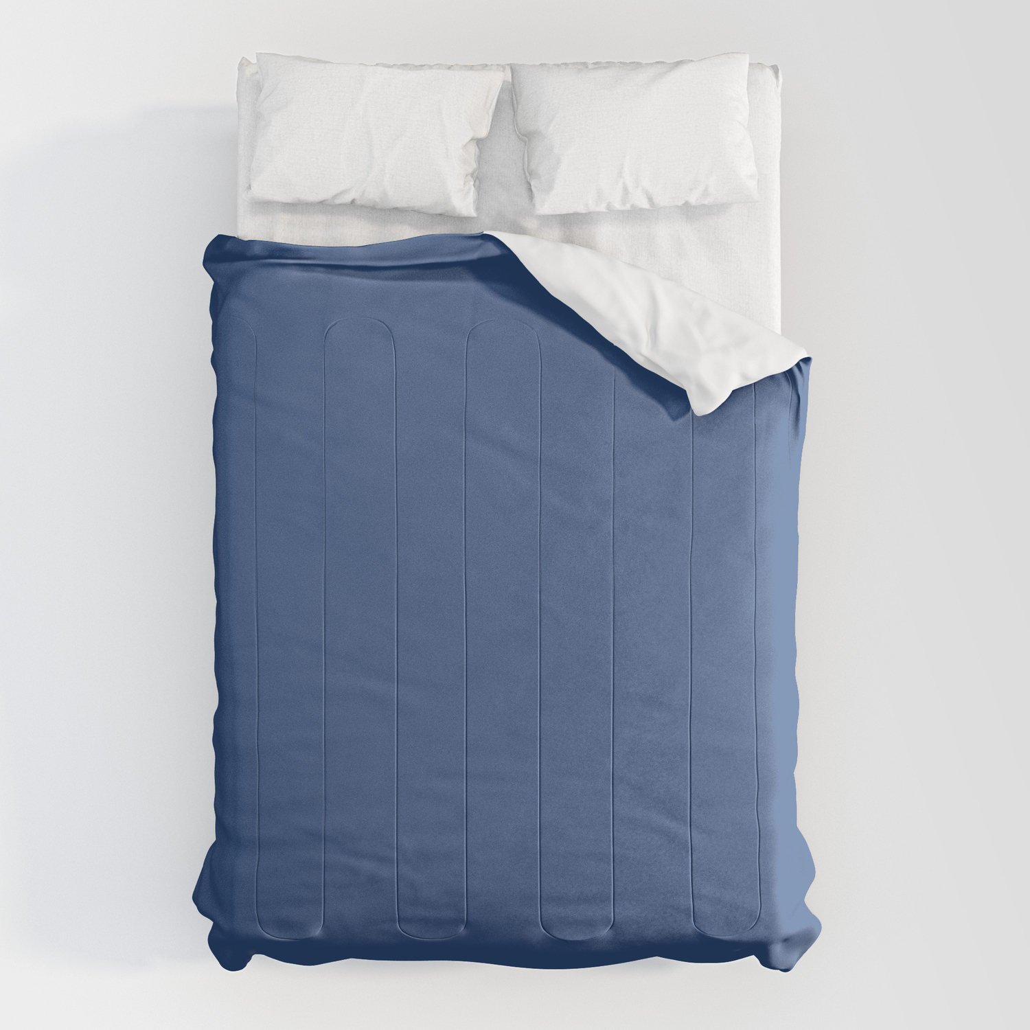 Solid Color Navy Blue Pairs To 2020 Color Of The Year Pantone Classic Blue Comforters By Simplysolids Society6