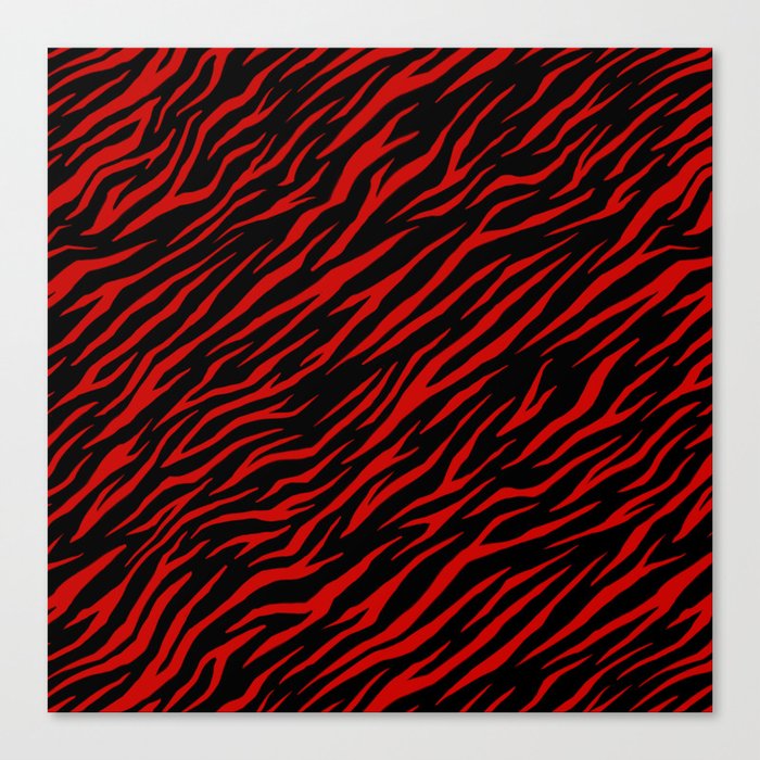 Zebra 10 Canvas Print
