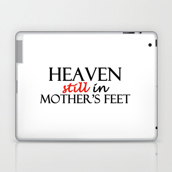 Heaven still in mother's feet Laptop & iPad Skin