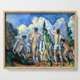 Paul Cezanne The Bathers  Serving Tray