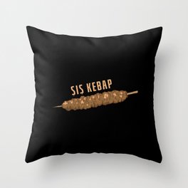şiş Kebap (shish kebab) Throw Pillow