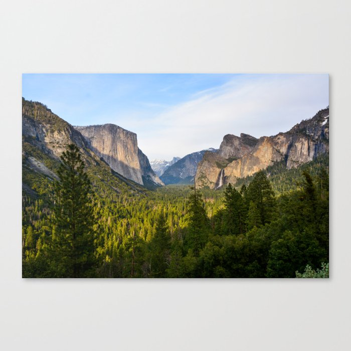 Tunnel View Yosemite Canvas Print