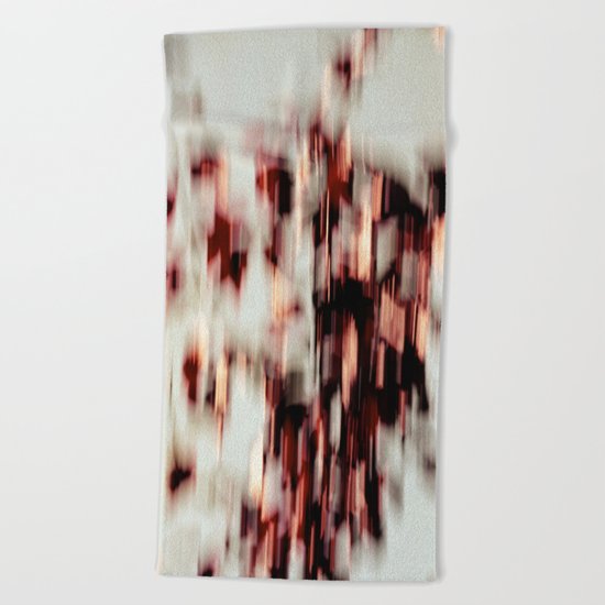 cascading colors Beach Towel